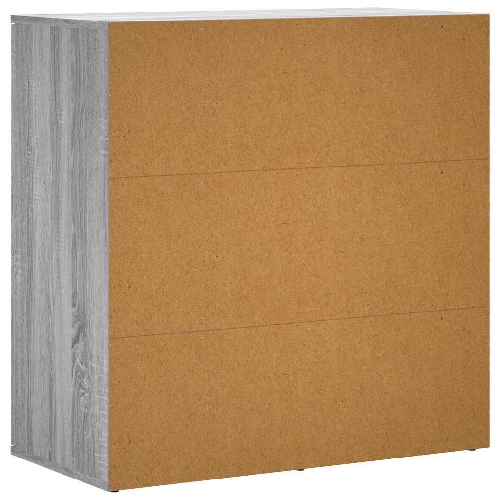 Komoda 2 kom boja hrasta sonome 79x38x80 cm konstruiranog drva