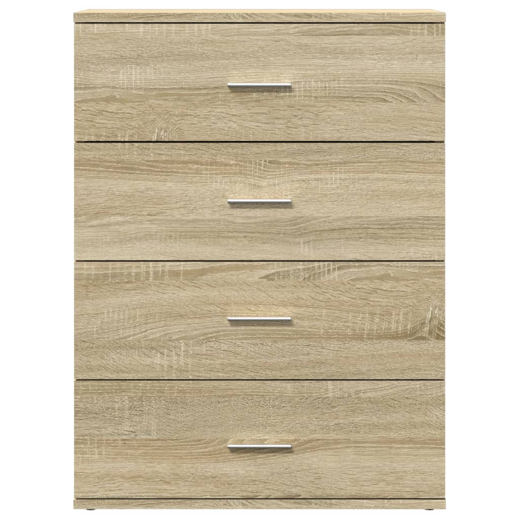 Komoda 2 kom boja hrasta sonome 60x39x80 cm konstruiranog drva
