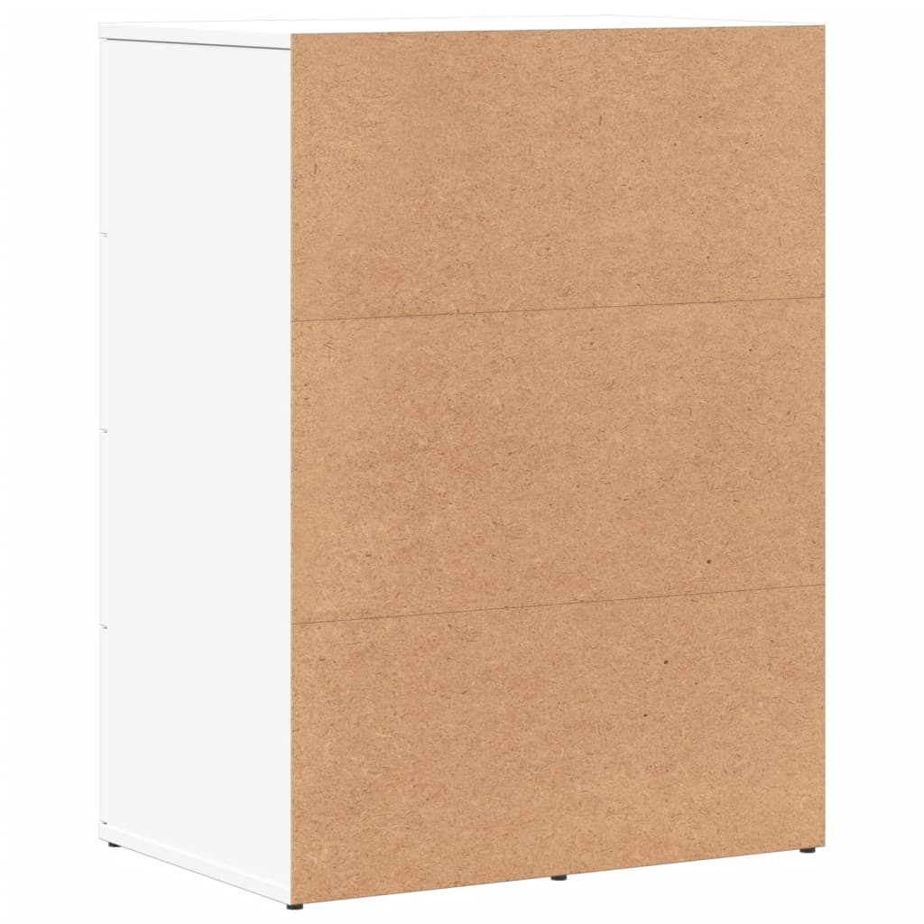 Komoda 2 kom bijela 59 x 39 x 80 cm od konstruiranog drva