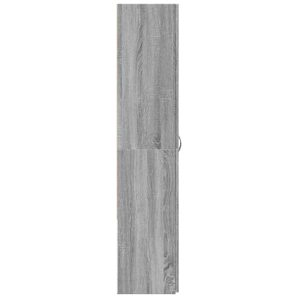 Ormar za spise sivi Sonoma 60x32x153 cm izrađeno drvo