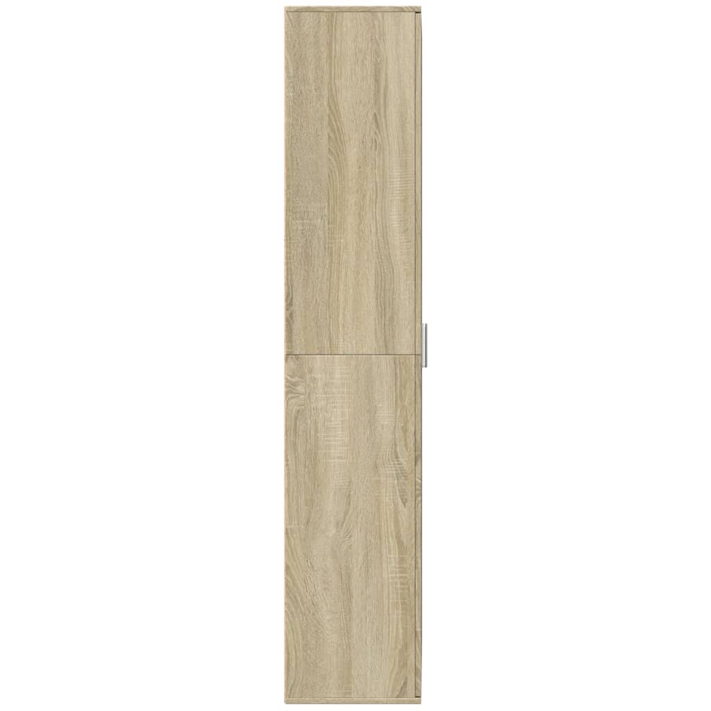 Visoka komoda hrasta sonome 70x35x180 cm od konstruiranog drva