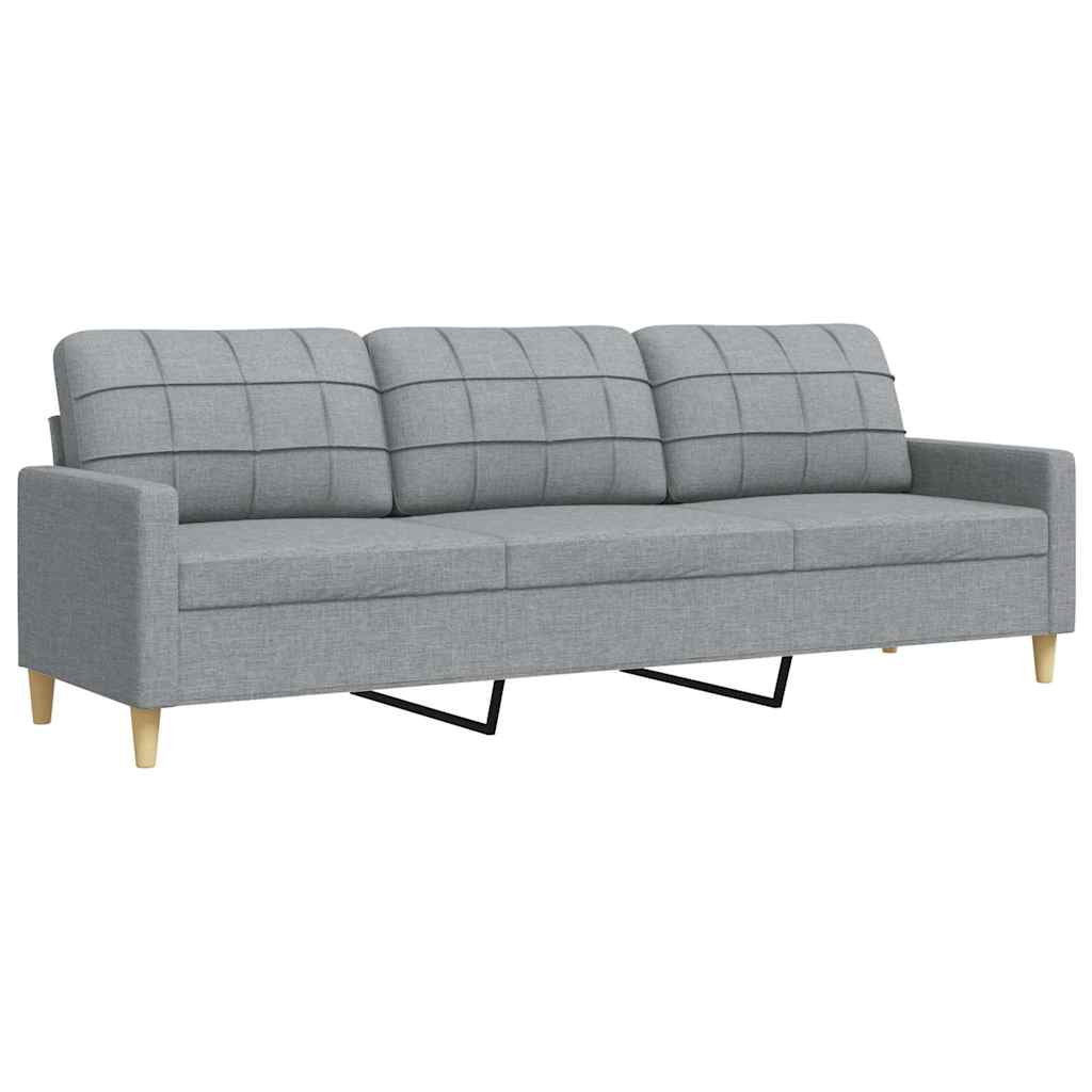Trosjed od tkanine svjetlosivi 210 cm