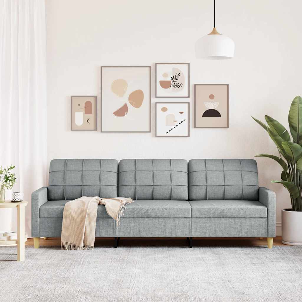 Trosjed od tkanine svjetlosivi 210 cm