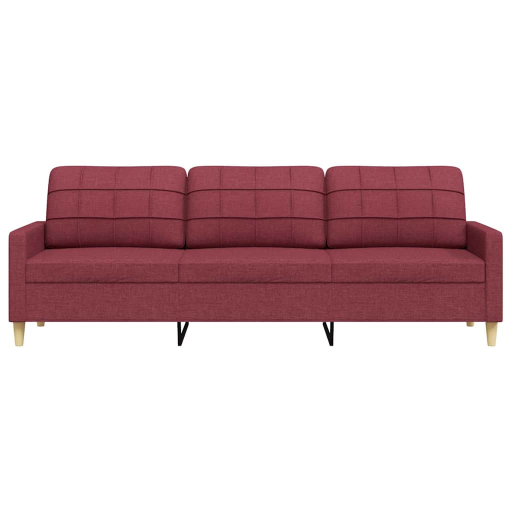 Trosjed od tkanine crvena boja vina 210 cm