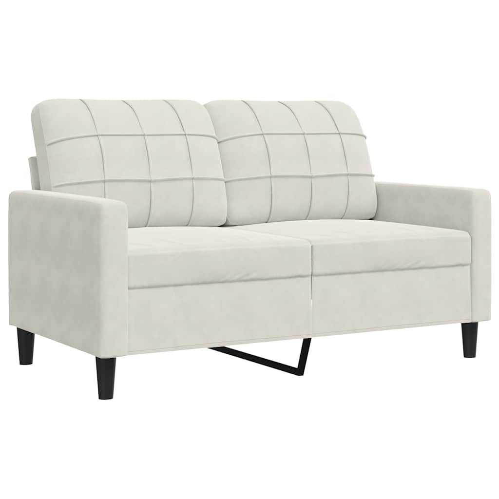 Dvosjed krem 120 cm baršunasti