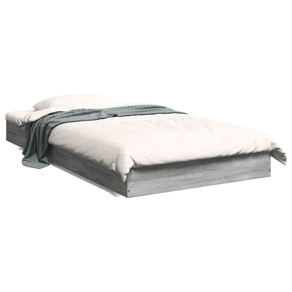 Okvir za krevet boja hrasta 100x200 cm od konstruiranog drva