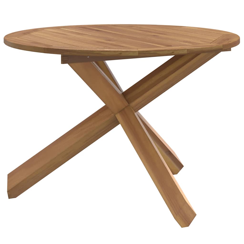 Vrtni stol Ø109x74 cm Masivno tikovino