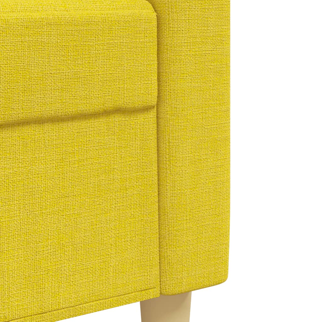 4-dijelni set sofa s tabureom i jastucima svjetlosivi tkanina