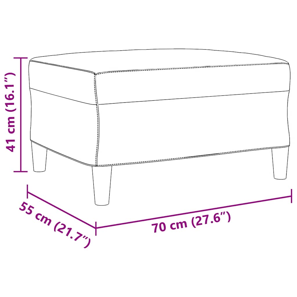 4-dijelni set sofa s jastucima smeđi baršunasti
