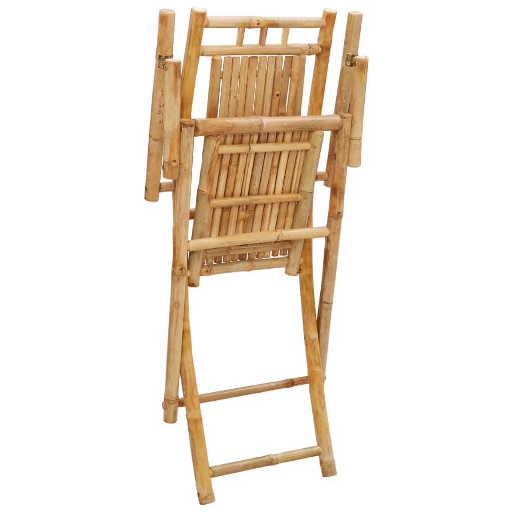 Sklopive vrtne stolice 8 kom 53 x 66 x 99 cm od bambusa