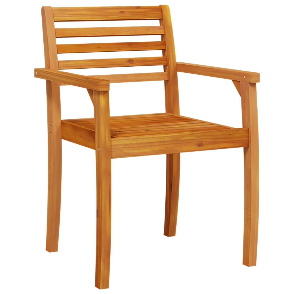 Vrtne stolice 8 kom 59x55x85 cm od masivnog bagremovog drva