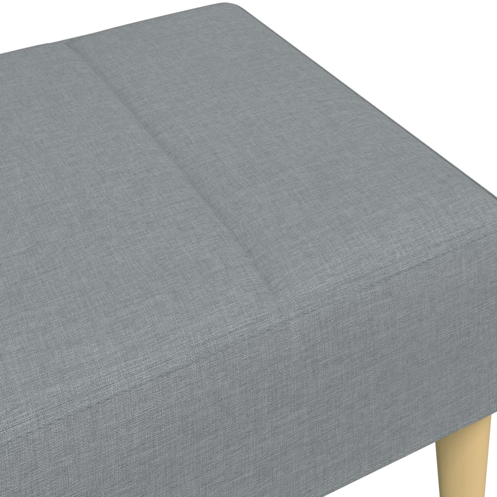 Tabure svjetlosivi 77x55x31 cm od tkanine