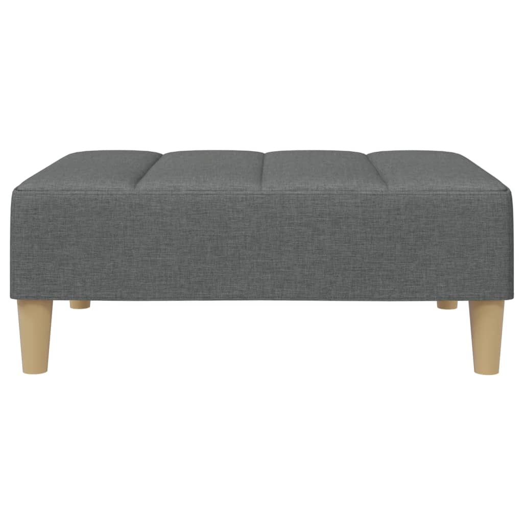 Tabure tamnosivi 77x55x31 cm od tkanine
