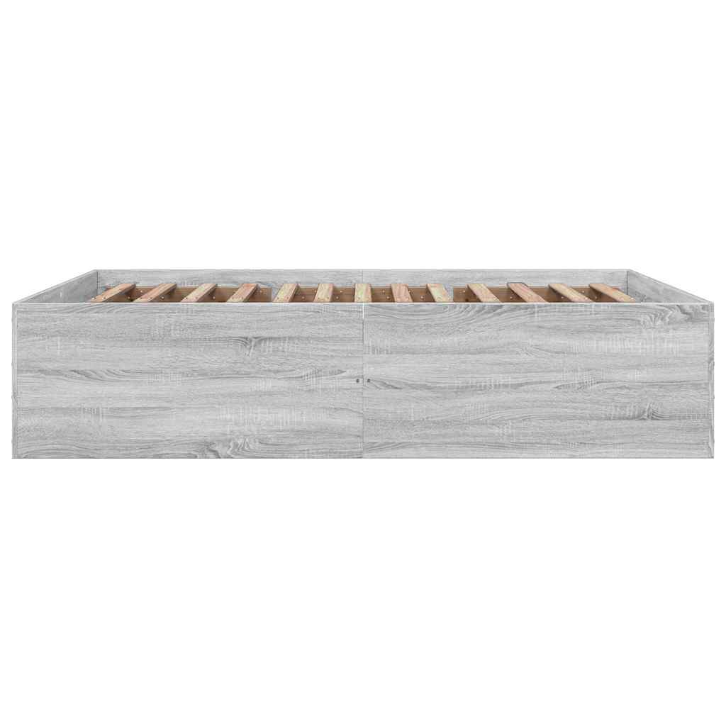 Okvir za krevet boja hrasta 150x200 cm od konstruiranog drva