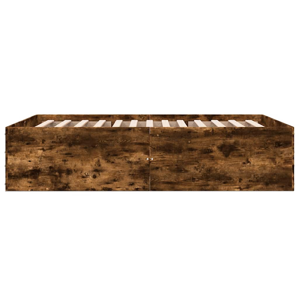 Okvir kreveta boja hrasta 120x200 cm od konstruiranog drva