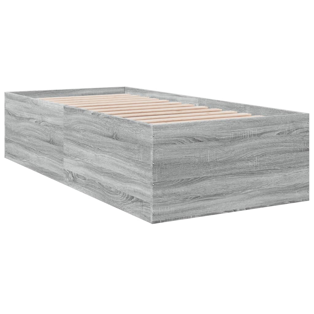 Okvir za krevet boja hrasta 90x200 cm od konstruiranog drva