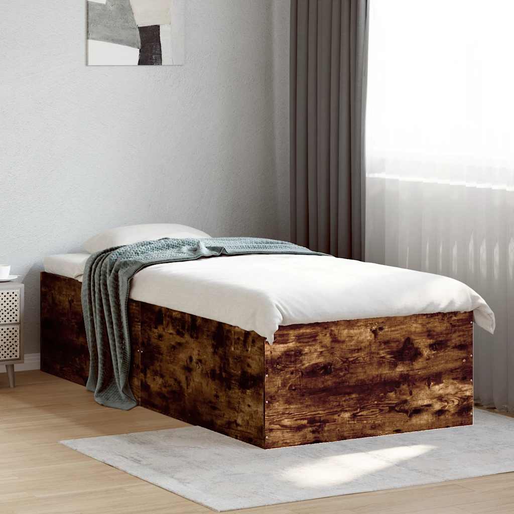 Okvir za krevet boja hrasta 90x190 cm konstruirano drvo