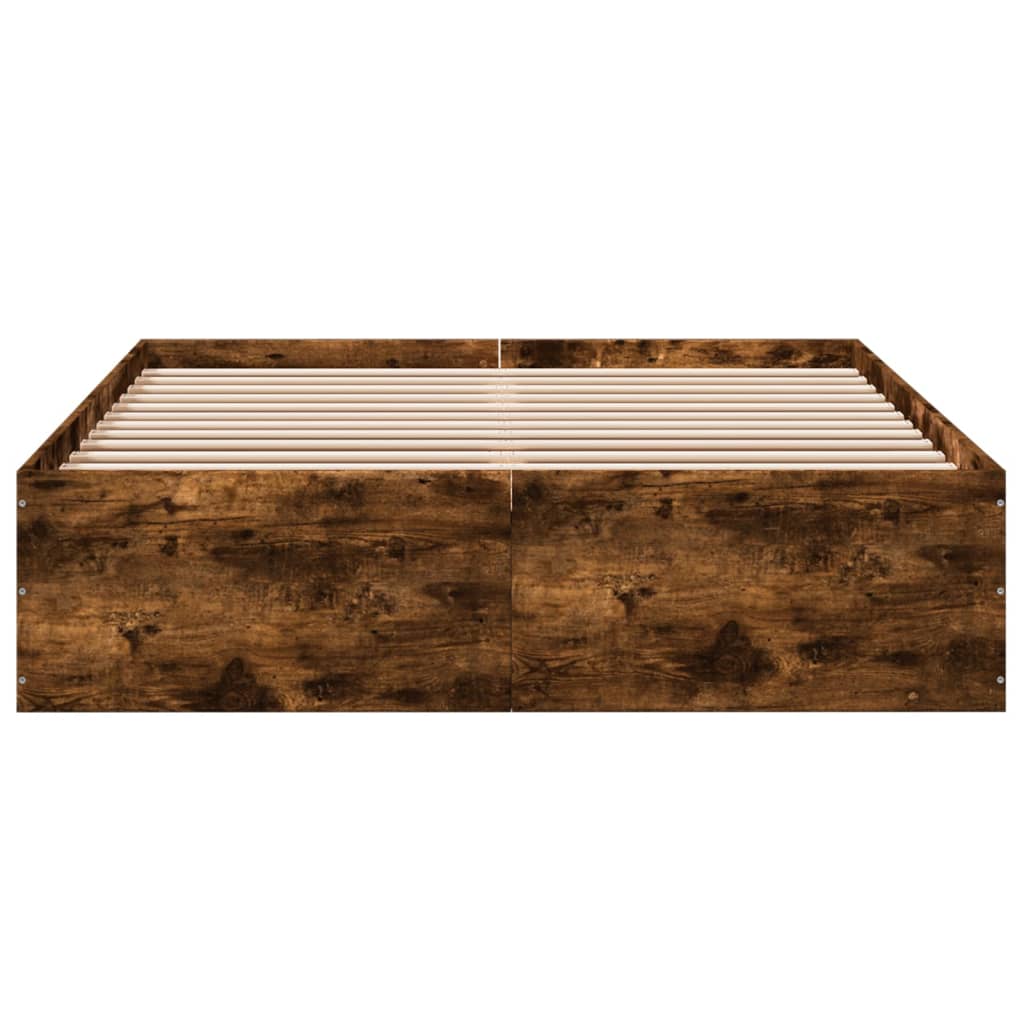 Okvir za krevet boja hrasta 120x190 cm konstruirano drvo