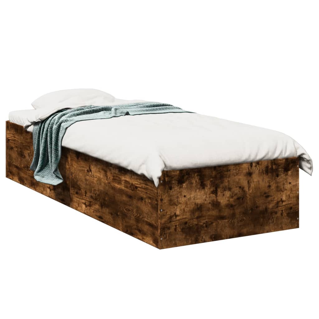 Okvir za krevet boja hrasta 90x190 cm konstruirano drvo