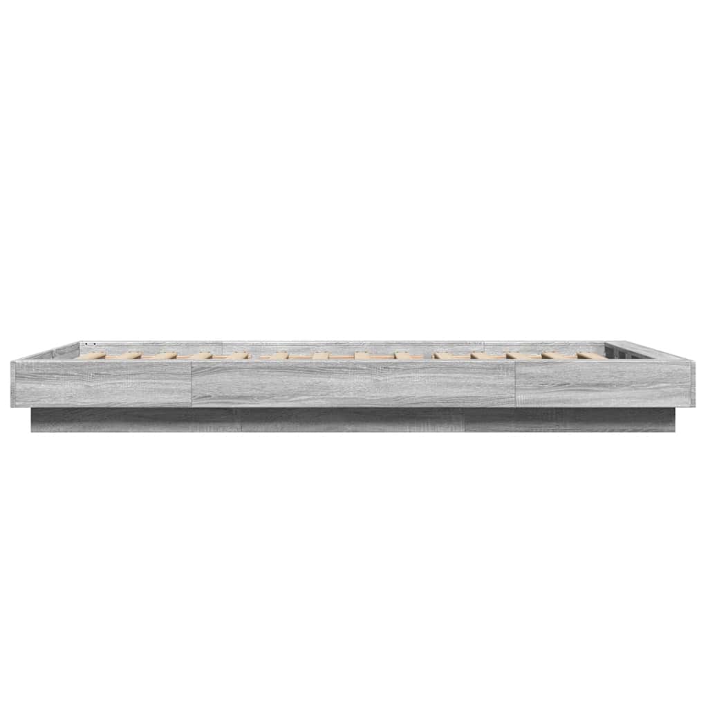 Okvir za krevet boja hrasta 100x200 cm od konstruiranog drva
