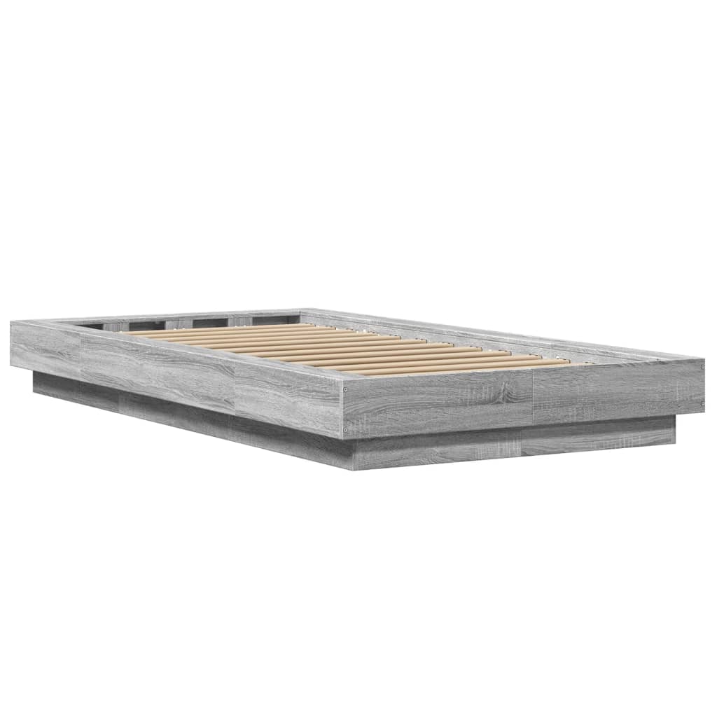 Okvir za krevet boja hrasta 90x200 cm od konstruiranog drva