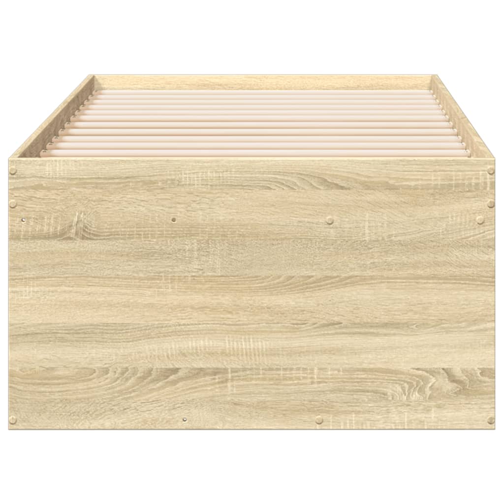 Dnevni krevet s ladicama bez madraca boja hrasta 100x200 cm
