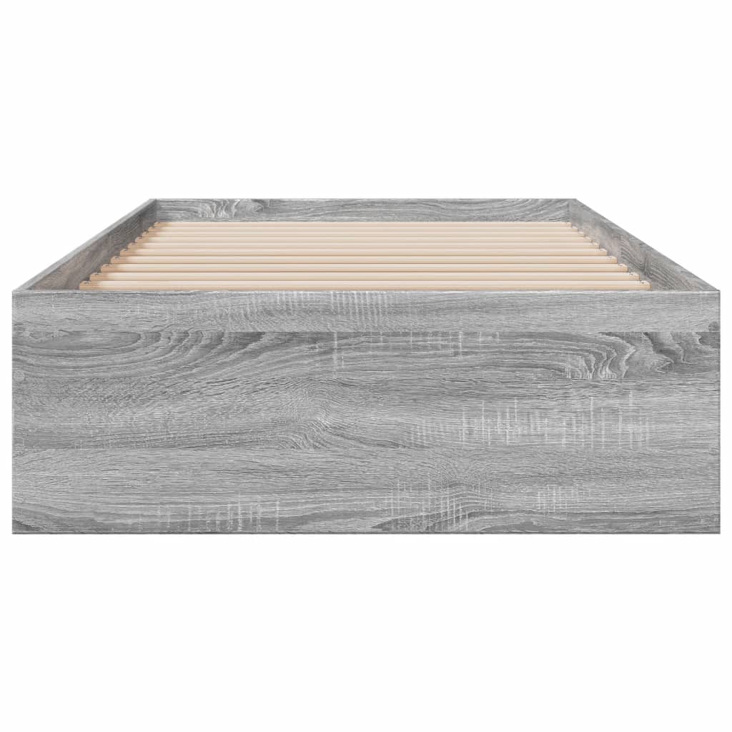 Okvir za krevet s ladicama boja hrasta 90x200 cm