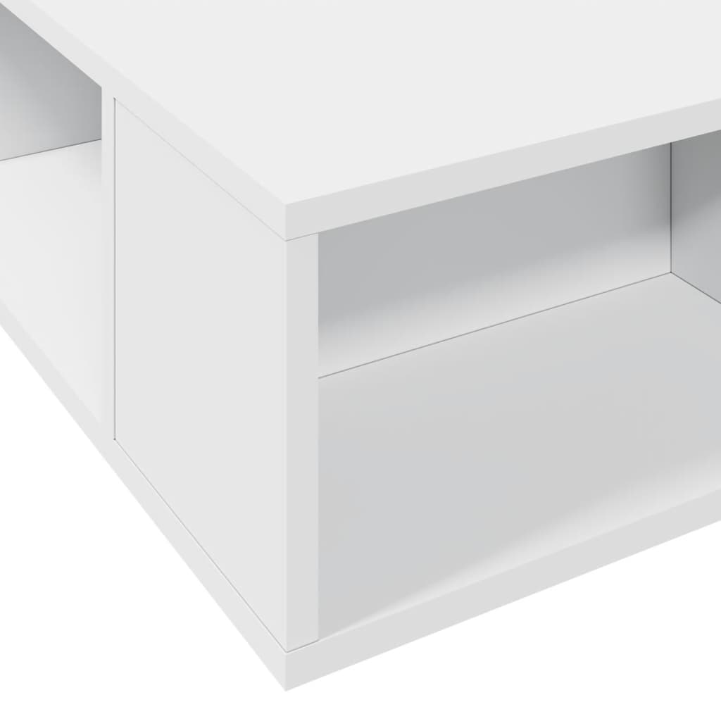 Okvir za krevet bijeli 150x200 cm konstruirano drvo