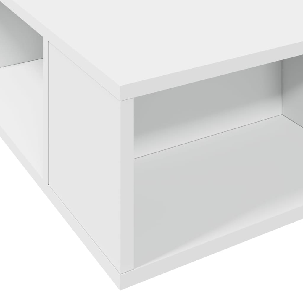 Okvir za krevet bijeli 120 x 200 cm konstruirano drvo