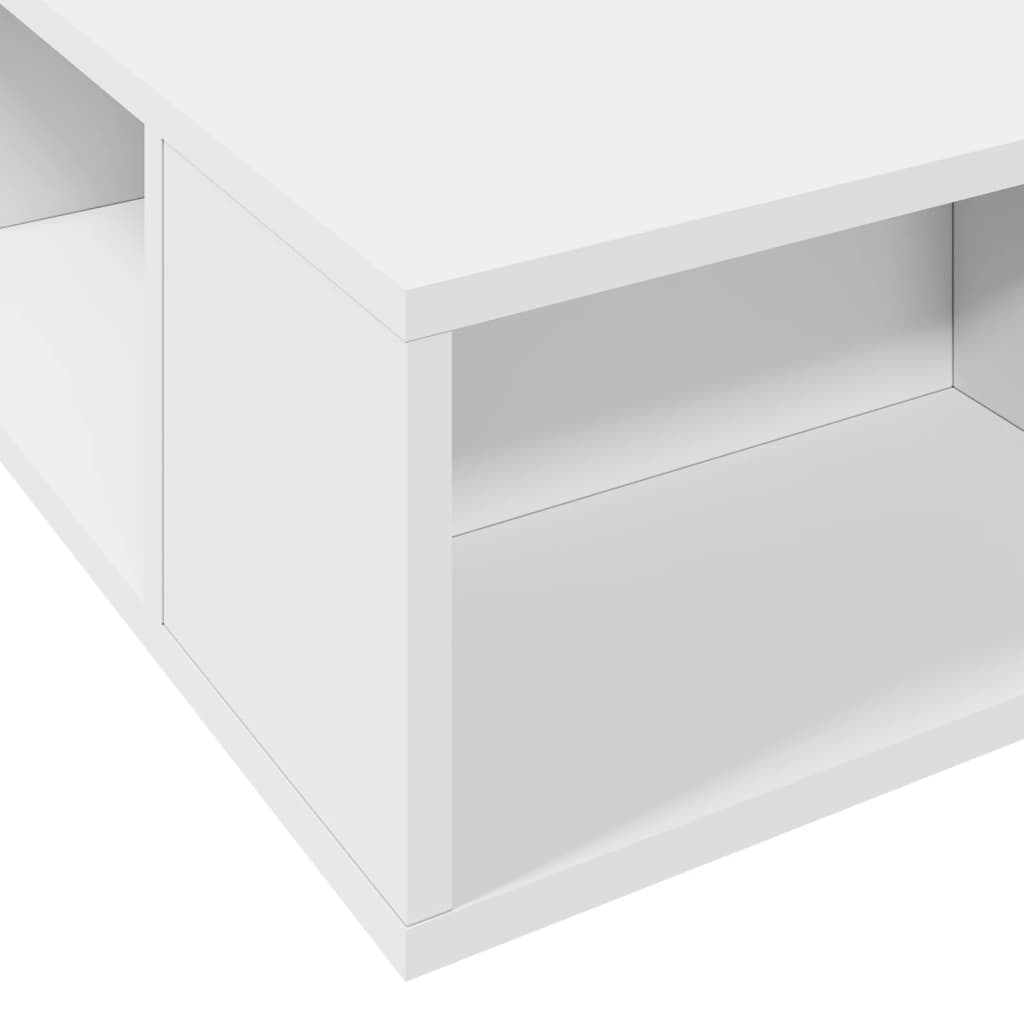 Okvir za krevet bijeli 120 x 200 cm konstruirano drvo