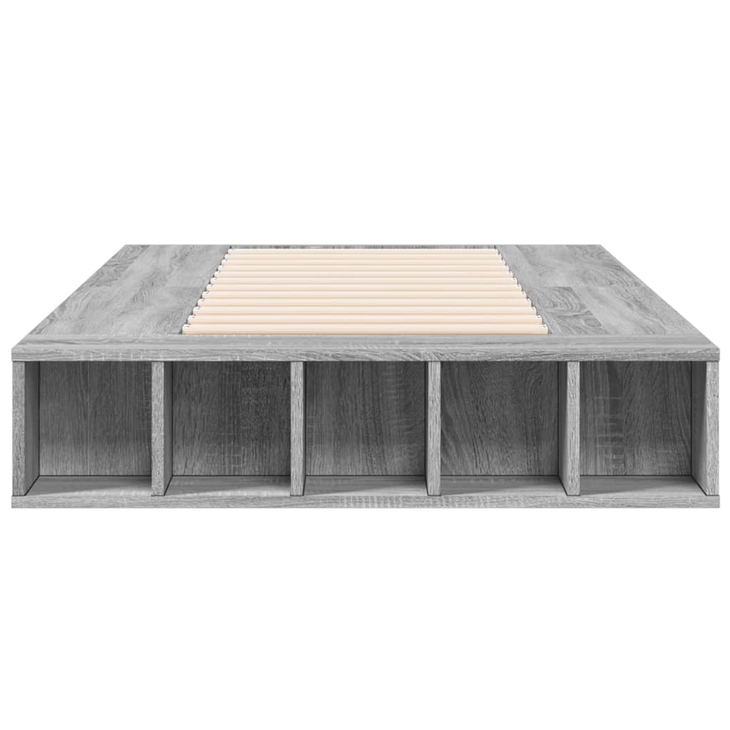 Okvir za krevet boja hrasta 100x200 cm od konstruiranog drva