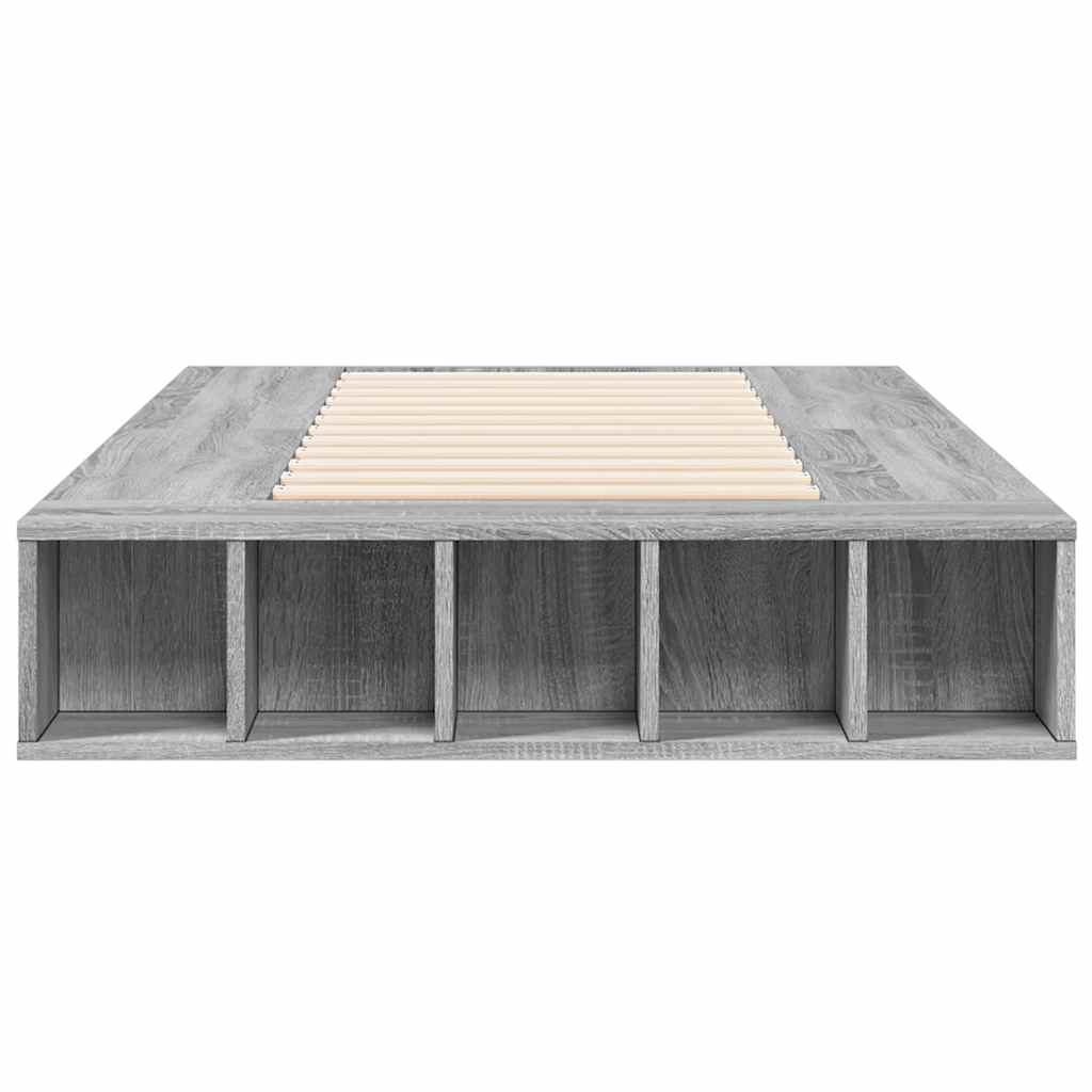 Okvir za krevet boja hrasta 90x200 cm od konstruiranog drva