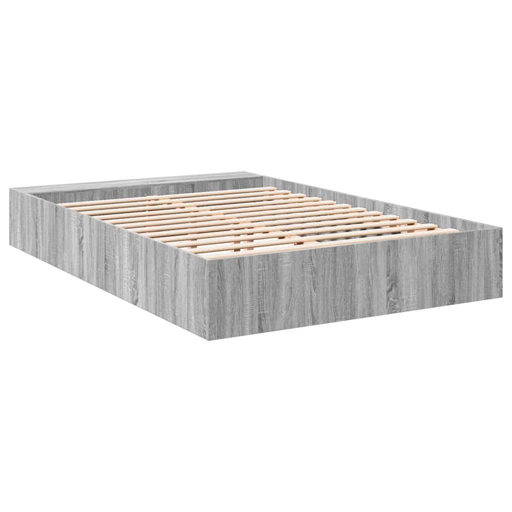 Okvir za krevet boja hrasta 150x200 cm od konstruiranog drva