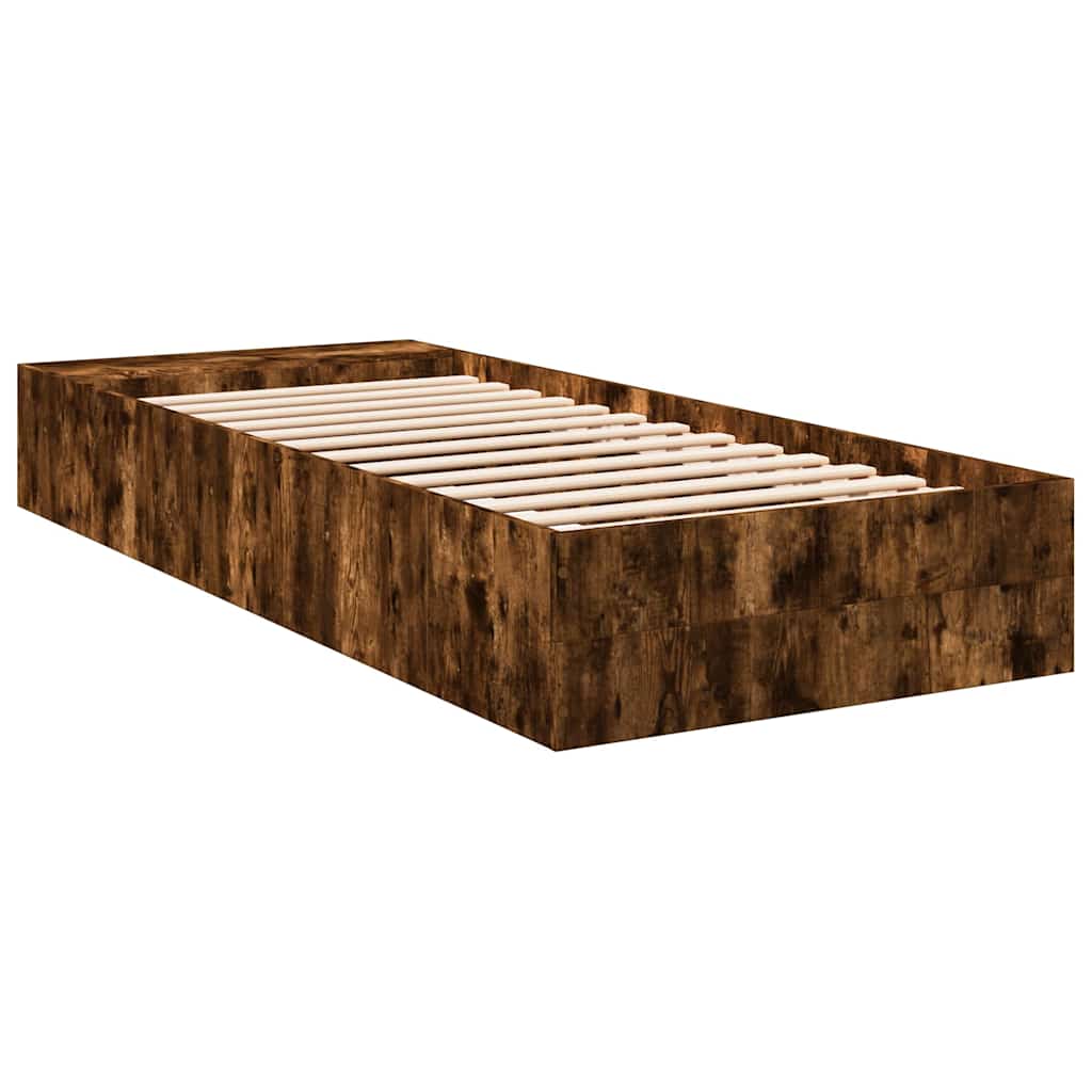 Okvir za krevet boja hrasta 90x190 cm konstruirano drvo