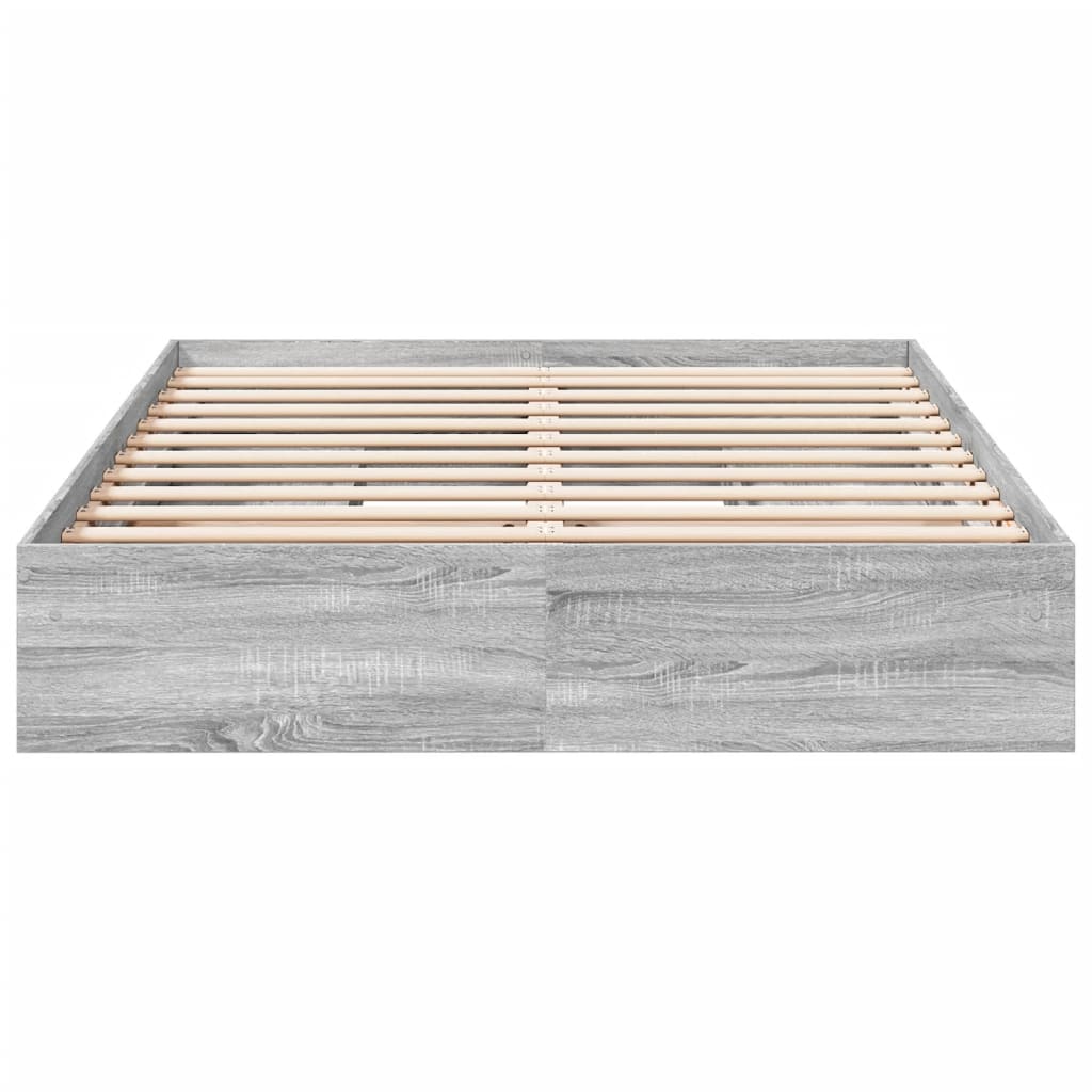 Okvir za krevet s ladicama boja hrasta 150x200 cm drveni