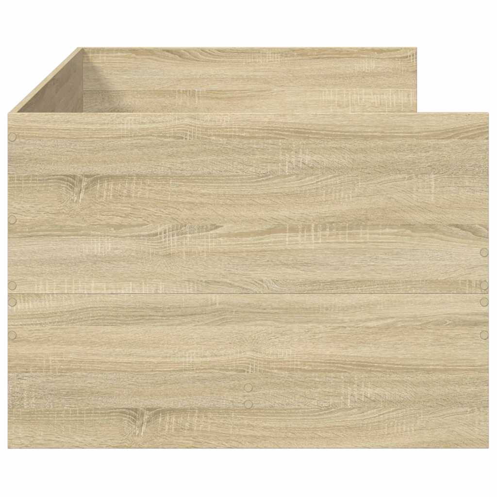 Dnevni krevet s ladicama bez madraca boja hrasta 90x190 cm