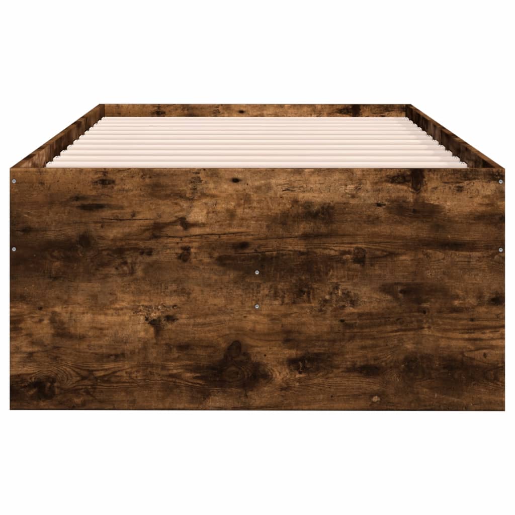 Dnevni krevet s ladicama bez madraca boja hrasta 75x190 cm