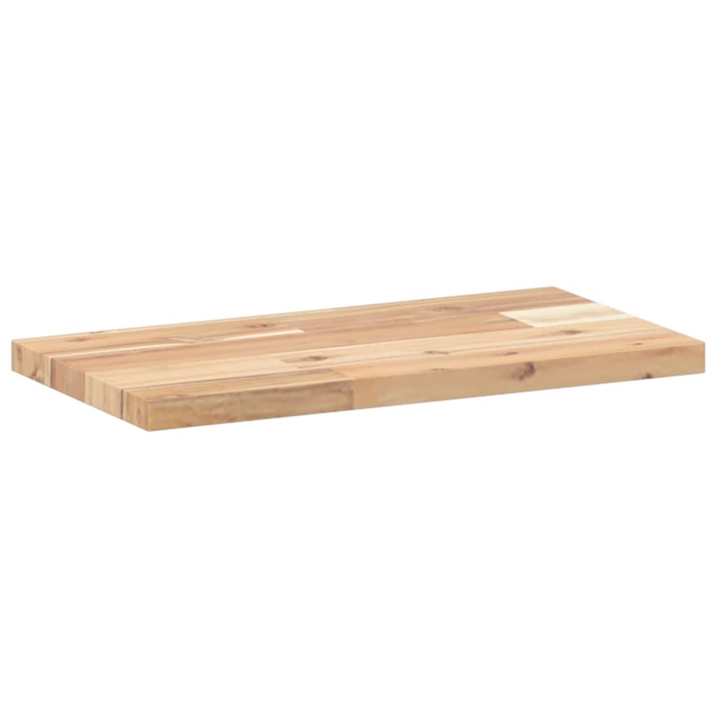 Plutajuće police 3 kom 60x20x2 cm Neobrađeno puno drvo akacije