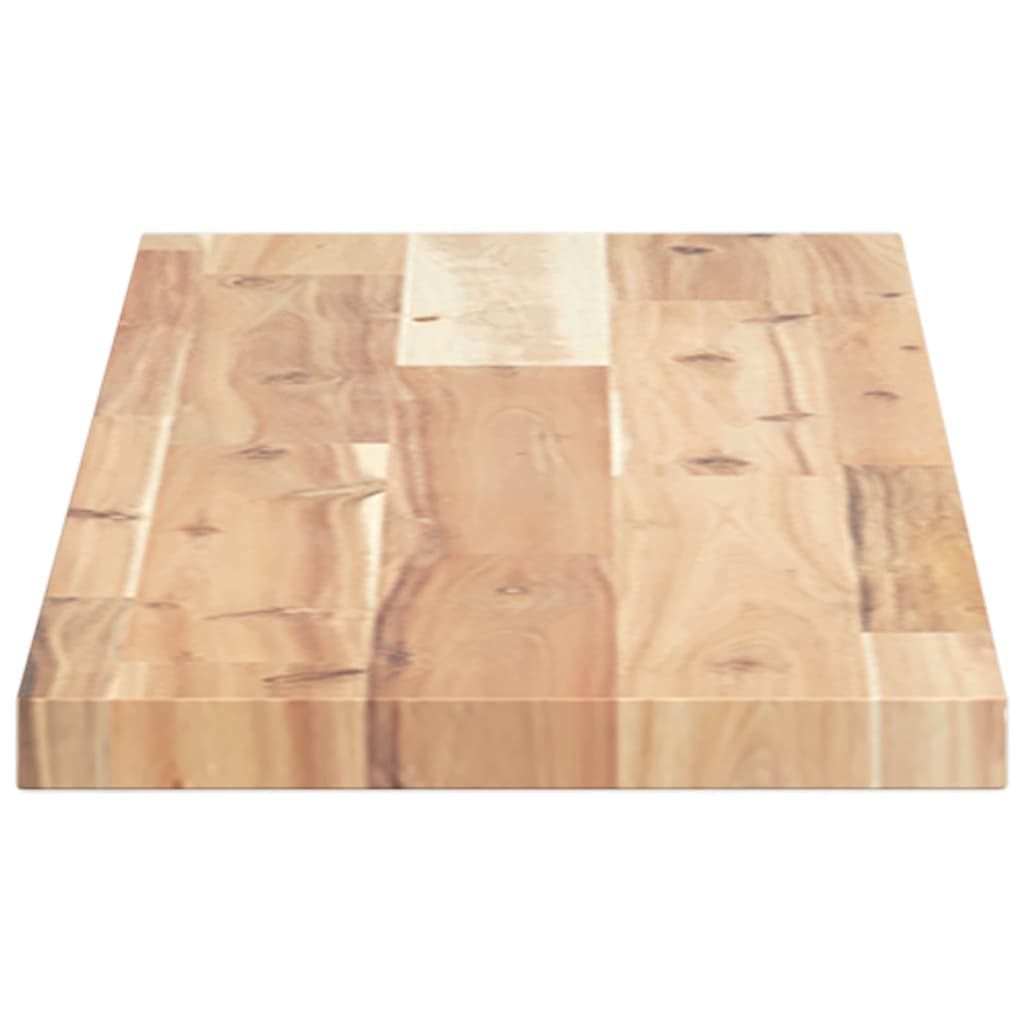 Plutajuće police 2 kom 100x20x2 cm Neobrađeno puno drvo akacije