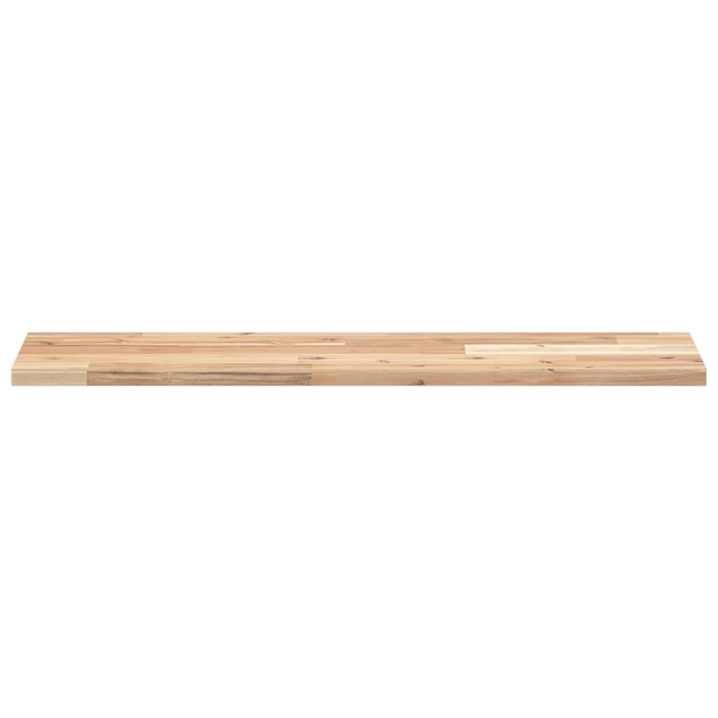 Plutajuće police 4 kom 100x20x2 cm Neobrađeno puno drvo akacije
