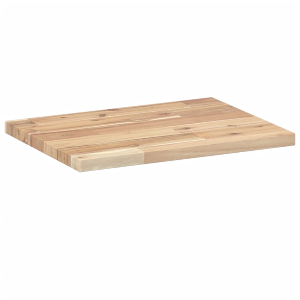 Plutajuća polica 40x30x2 cm Neobrađeno puno drvo akacije