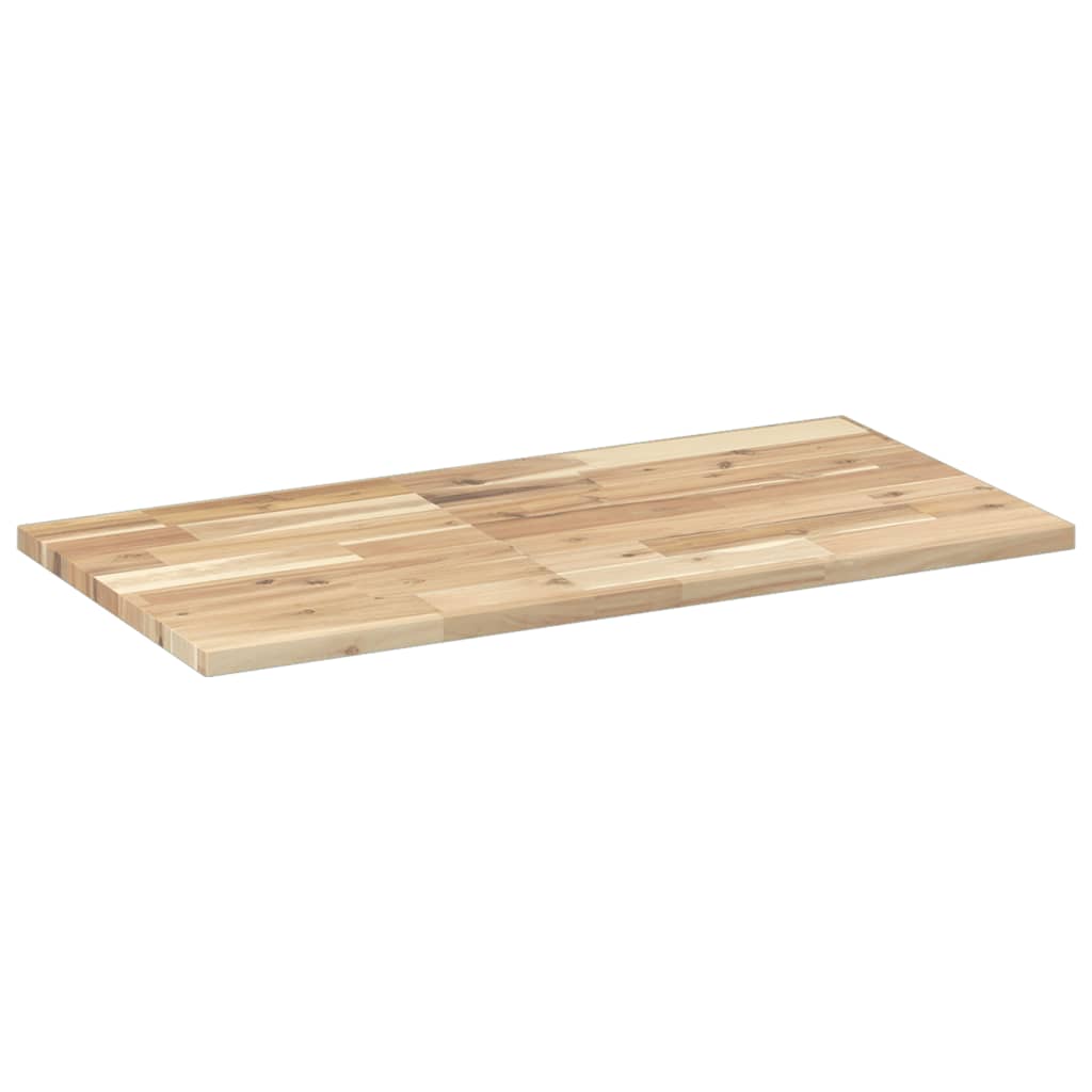 Plutajuća polica 100x40x2 cm masivno neobrađeno drvo bagrema