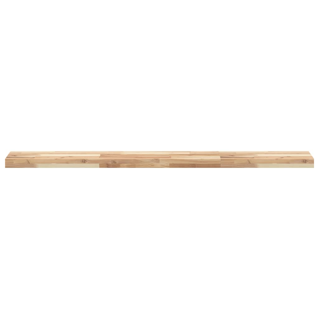 Plutajuće police 4 kom 160x20x4 cm Neobrađeno puno drvo akacije