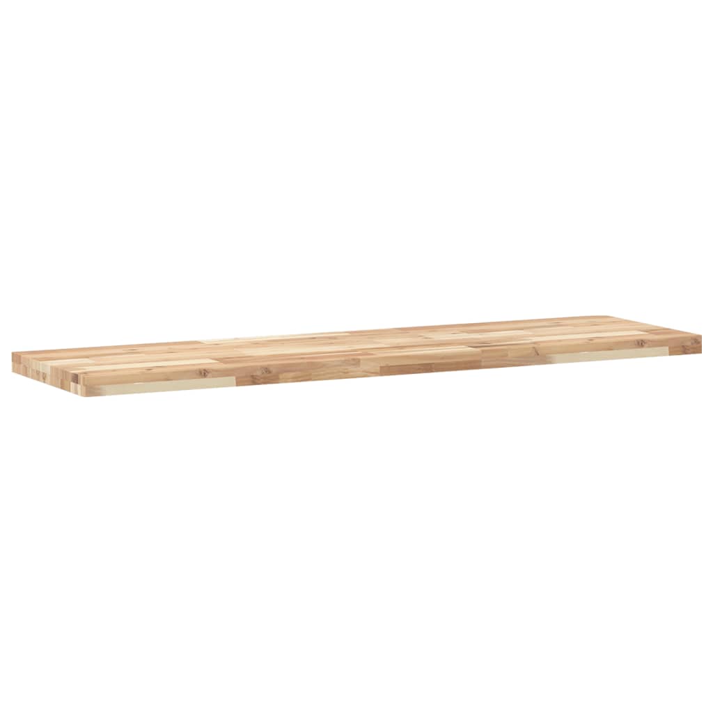 Plutajuće police 3 kom 140x40x4 cm od neobrađenog drva bagrema