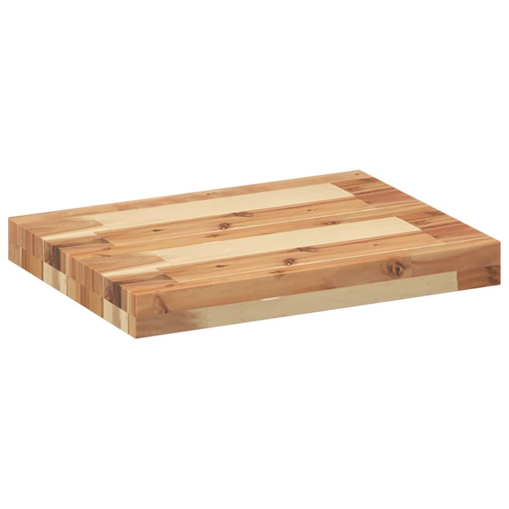 Plutajuće police 2 kom 60x30x4 cm Masivno drvo akacije s uljnim premazom