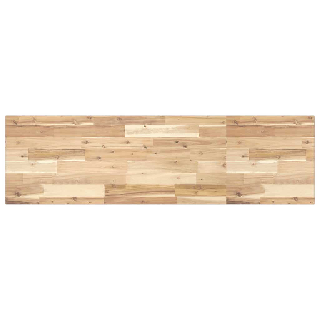 Površina za umivaonik neobrađena 120x40x2 cm od drva bagrema