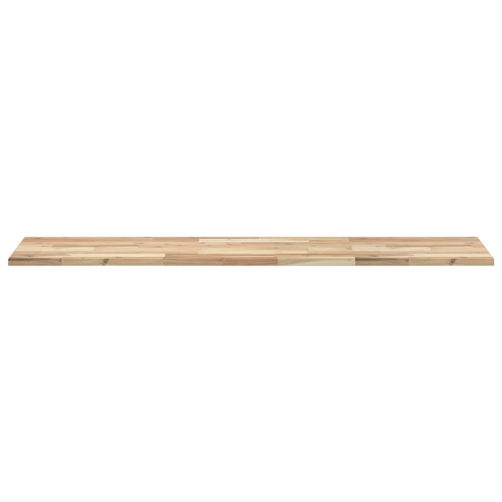 Površina za umivaonik neobrađena 120x40x2 cm od drva bagrema