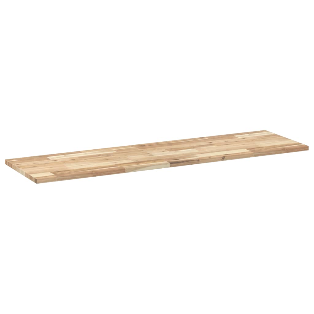 Površina za umivaonik neobrađena 120x40x2 cm od drva bagrema