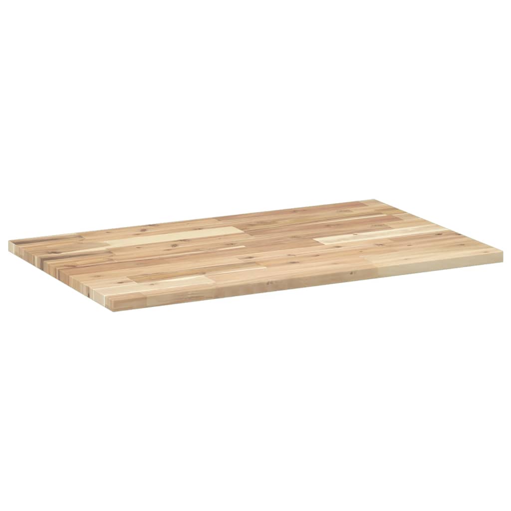 Površina za umivaonik neobrađena 80 x 50 x 2 cm od drva bagrema