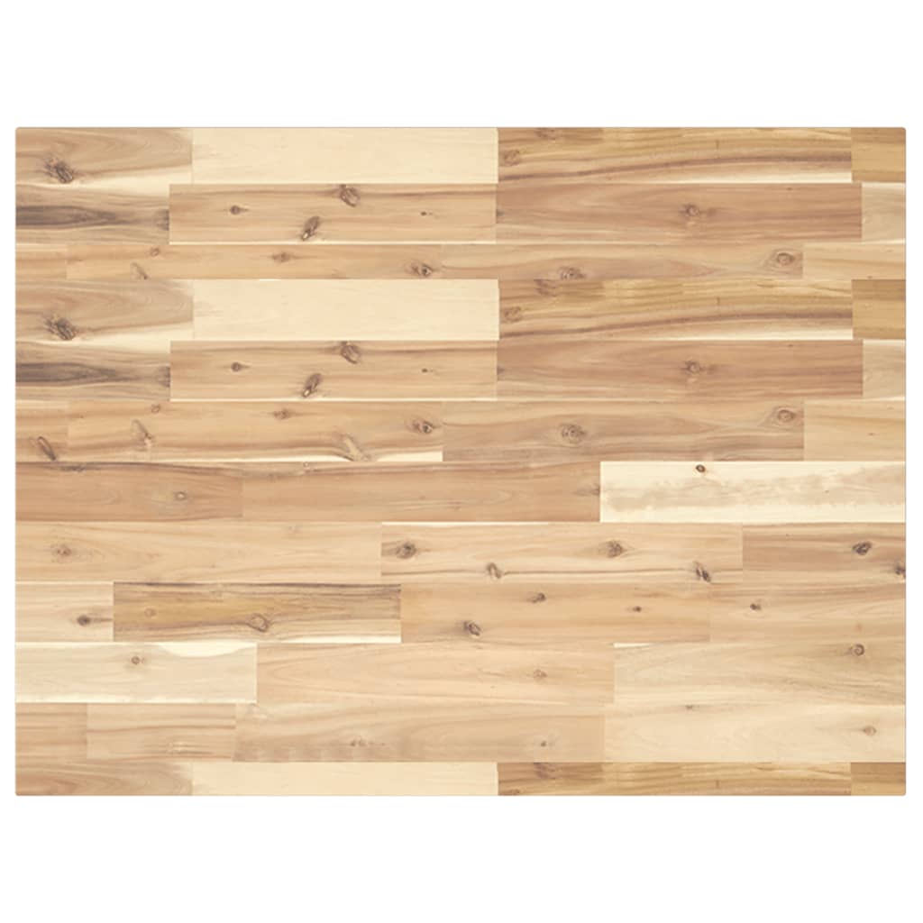 Površina za umivaonik neobrađena 80 x 60 x 2 cm od drva bagrema